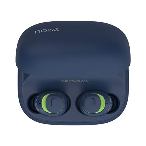 Noise Shots X5 Charge Truly Wireless Bluetooth Earbuds Earphones with Charging Case (Acid Blue)