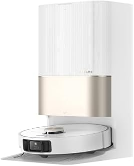 dreame X40 Ultra Complete Robot Vacuum Cleaner, 12000 Pa Robotic Vacuum with Removable and Lift Mop, Extensive Cleaning with Side Brushes, MopExtend technology, Self-Cleaning Mop in 70° Hot Water