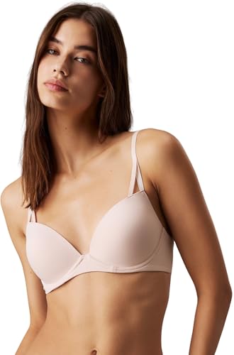 Calvin Klein Damen Push-Up BH Lift Demi mit Bügel, Beige (Beechwood), 85C – Ansicht 1
