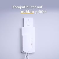 Nuki Opener, elektronisches Türschloss für Mehrfamilienhäuser, steuert den Türöffner der Gegensprechanlage mit dem Smartphone, elektrischer Türöffner, WLAN Bridge erforderlich, Nuki Smart Home – Ansicht 8