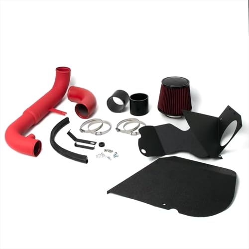 Kit admission d'air froid performant pour Golf 6 GTI 2.0 TFSI avec tuyau rouge