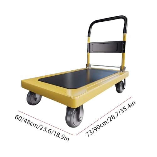 Carretilla de mano plegable resistente 73x48 cm miniatura 2