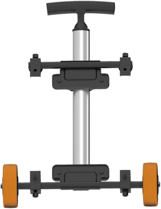 Kit de ruedas Erayak para generadores portátiles con mango telescópico extensible, ruedas antipinchazos, accesorios para generadores portátiles miniatura 5