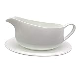 Gravy Boat and Tray-Ceramic Saucer (8 oz)