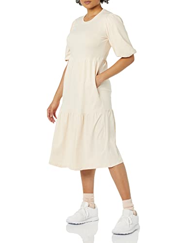 Amazon Essentials Damen Anliegendes und ausgestelltes Kleid aus...
