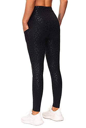 THE GYM PEOPLE Thick High Waist Yoga Pants with Pockets, Tummy Control Workout Running Yoga Leggings for Women - Image 4