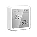 SOLE HOME Sensor WiFi de temperatura y humedad, higrómetro y termómetro con pantalla LCD Alarma Push, trabajando con Alexa Google Assistant Powered Smart Life/TUYA smart