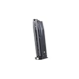 GoldenBall 25 Round Green Gas Airsoft Magazine for M92 Series Gas Blowback Airsoft Pistols (Color: Black)-WE-Tech