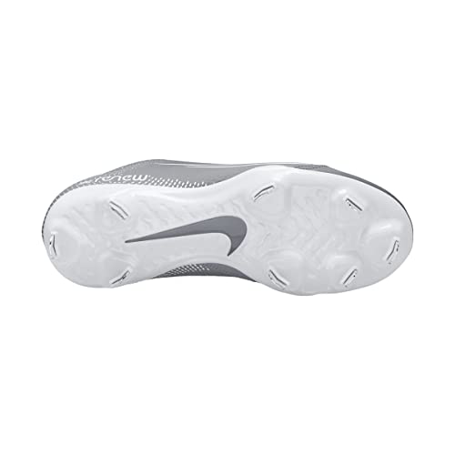 Image of Nike Hyperdiamond 4 Pro Metal Softball Cleats Gray | White Size 11 Medium
