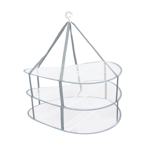 IMIKEYA Tendedero Plegable para Ropa y Calcetines Estante Colgador Multiusos para Hogar y Balcón Secador Vertical Compacto para Prendas Delicadas
