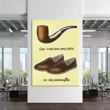 Affiche d'art abstrait chaussettes MAIMANG 50x70cm solution pour mur vide et terne - 6