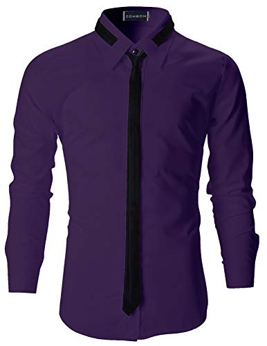 Image of Zombom Men's Regular Fit Casual Shirts