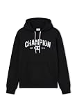 Champion Graphic Shop, Felpa con Cappuccio da Uomo, Blu Cobalto