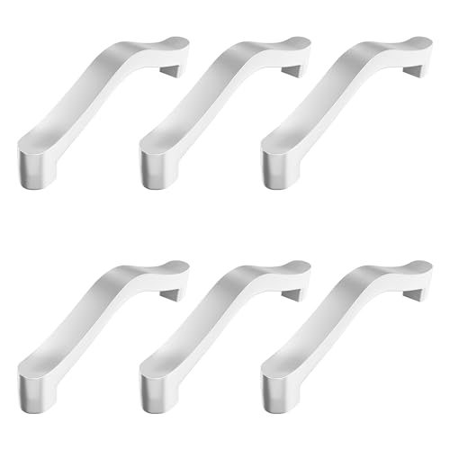 Image of Atlantic Cabinet Pull Handle Chrome Finish, Total Length 9.25 inch, Hole-to-Hole 224 mm, Pack of 6