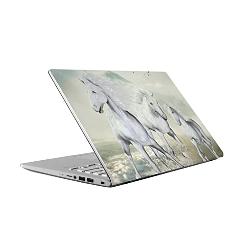 Couverture autocollante vinyle chevaux Simone Gatterwe pour ASUS Vivobook 14 premium