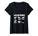 Photo Gallery donna formazione lakeland per i proprietari di lakeland terrier maglietta con collo a v Photo Gallery donna formazione lakeland per i proprietari di lakeland terrier maglietta con collo a v