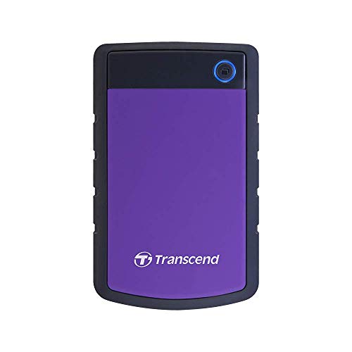 Transcend StoreJet 25H3 2TB Rugged Portable Hard Drive, Shock Resistant USB 3.1 Gen 1, Purple -TS2TSJ25H3P - Image 5