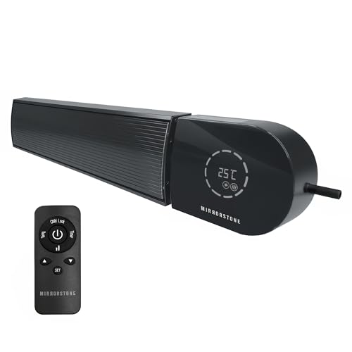 Ionis 1200W Black Wi-Fi Remote Controllable Infrared Bar Heater