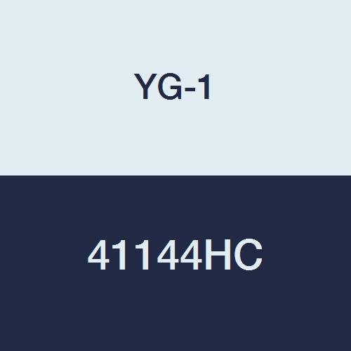 YG-1 41144HC HSS Ball Nose End Mill, 2 Flute, Regular Length, TiCN Finish, 4-1/4" Length, 7/8"