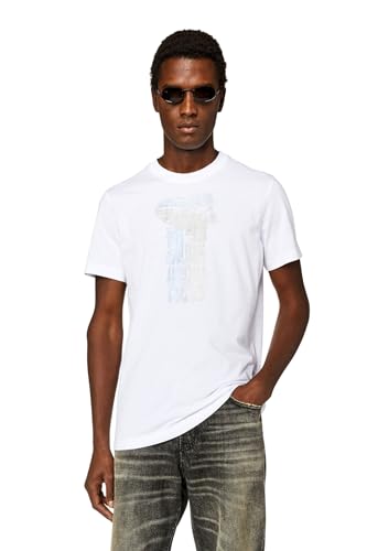 T-Shirt Diesel T-diegor-k68 Homme en coton premium noir
