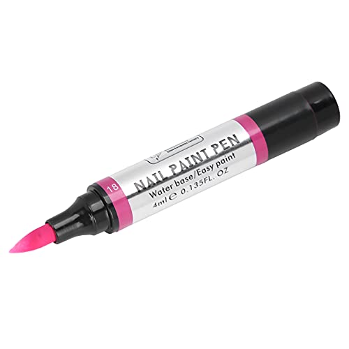 Rotuladores de Esmalte de Uñas, Bolígrafo de Gel para Uñas para Mujeres, Niñas, sin Necesidad de una Capa Superior, Bolígrafo para Decoración de Uñas, Salón de Bricolaje, Hogar, en(18)