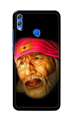 Image of PRINTFIDAA Sai Baba Lord Shiridi Great God Hinduism Religious Hard Back Cover for Honor 8X, JSN-L11, JSN-L21, JSN-L22, JSN-L23 Back Cover -(P6) KAT1002