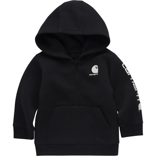 Image of Carhartt Kid's CA6273 Long-Sleeve Half-Zip Sweatshirt - Boys