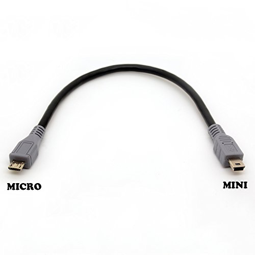 Micro USB to Mini USBP[uR[h5 - Pin OTGoCfoCXSygn[dIXtoIXf[^A_v^Ro[^