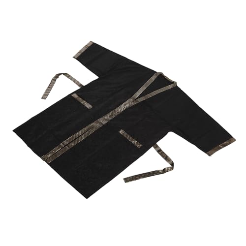 Mandil para corte de cabello con bolsillo y mangas cortas miniatura 6