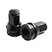 32 OEM Black Closed End Flat Washer Type Lug Nuts 14x1.5 Replacement for Ford Super Duty 2003-2020