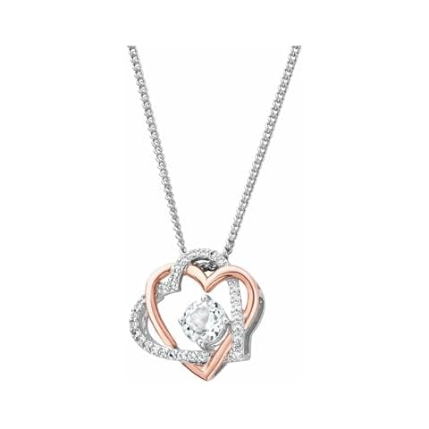 Clogau Always in My Heart Pendant with White Topaz Cover