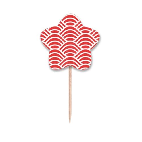 Art drapeaux étoiles sur pics pour réussir la décoration de vos cupcakes