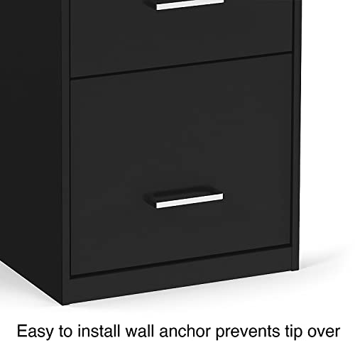 Staples 2806660 4-Drawer Vertical File Cabinet Locking Letter Black 18-Inch D (52152) #TOP7