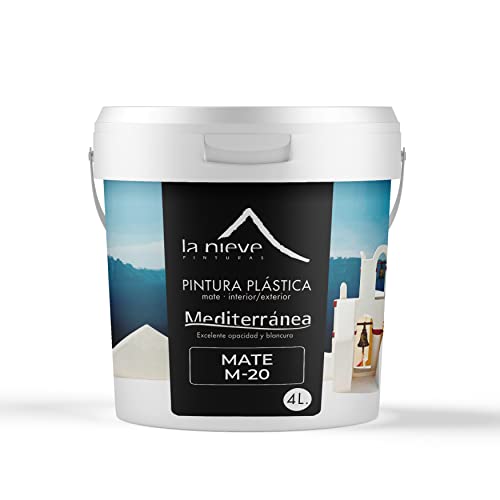 Pintura plástica mate M-20 interior/exterior (4 litros) Cover