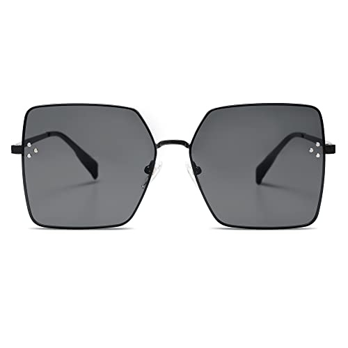 SOJOS Trendy Square Sunglasses Womens Big Oversized Designer Style UV Protection Sunnies Shades SJ1170