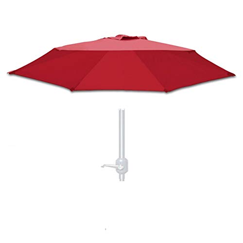 Strong Camel Replacement Umbrella Canopy Cover for 6.5ft 6 Ribs Patio Market Umbrella (CANOPY ONLY) (Burgundy)