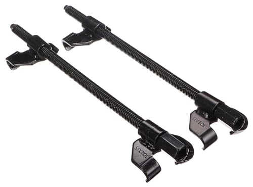 Lot de 2 tendeurs de ressort de voiture - 270 mm - Outil de serrage de montage - Tuning - Abaissement des jambes de ressort et des amortisseurs - Ressort de...