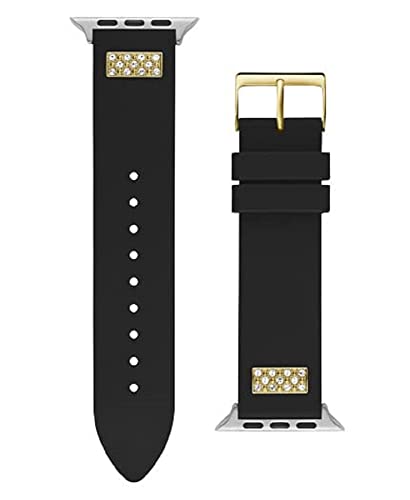 Bracelet montre homme GUESS noir gris pour Apple Watch 42mm au quotidien