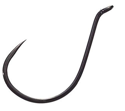 Gamakatsu Barbless Octopus Hook-Pack Of 25 (Black, 4/0)