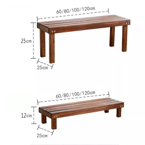 Contenitori per piante in legno per vasi da fiori, panca lunga, per piante da interno/esterno, giardinaggio e decorazione domestica, con ripiani