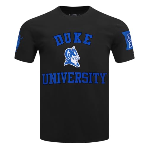 Camiseta Duke University Pro Standard con parches de chenilla en relieve clásico