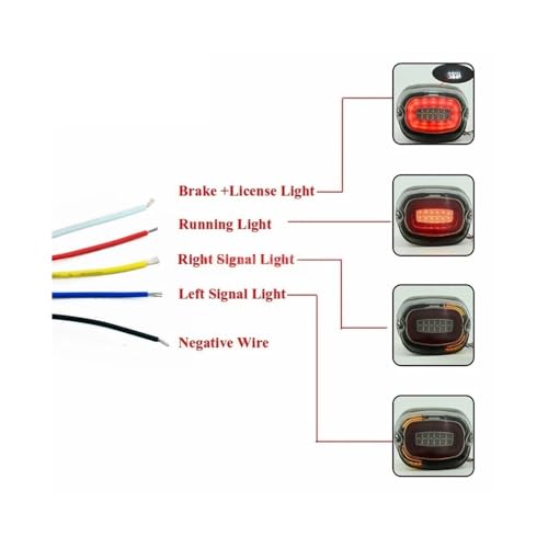 Feu arrière de frein à LED pour moto pour éviter les collisions - 4