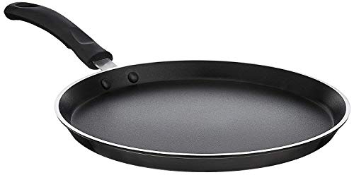 Shourya Trading Non Stick Dosa Pan/Tawa, Size 290 mm, Thickness 2.6 mm, Black and Brown