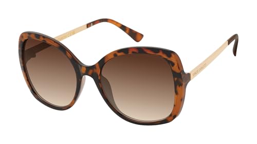 Vince Camuto Cuadrado de plástico de mariposa de gran tamaño con detalle de patillas de metal