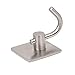 KAERSI Robe Hooks Wall Mounted for Bathroom Home Towel Hook Adhesive, Stainless Steel 2pcs