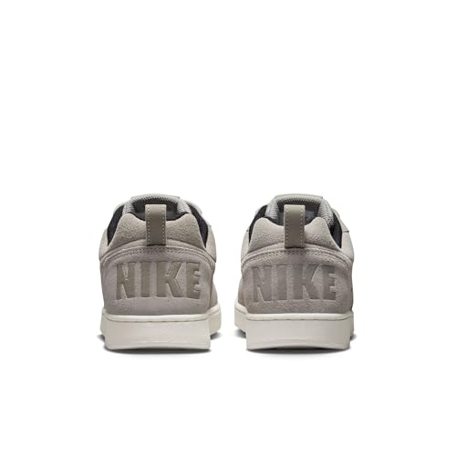 Image of Nike Men Court Borough Low PREM Cobblestone /Cobblestone-Black Basketball Shoes 6 UK