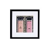 Old Town 4pk- 12x12 Matted Square Gallery Picture Frames (Black, 12x12)