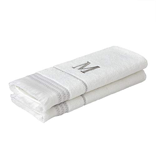 SKL Home Hand Towel Set, M, Cotton, White, 16x26 - Image 3