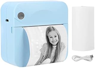 Mini Printer, Augot Bluetooth Pocket Thermal Printer Inkless Portable Sticker Printer Compatible with iOS and Android, Wireless Photo Printer for Printing Label, Journal, Study Notes, Memo, Photos