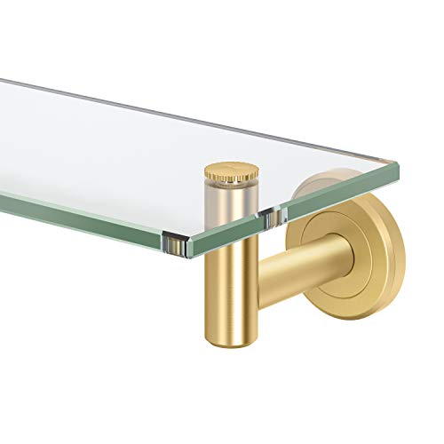 ๐ Crazy Deals Gatco 4236 Latitude II, Glass Shelf, 20โ, Brushed Brass ๐ Crazy Deals Gatco 4236 Latitude II, Glass Shelf, 20โ, Brushed Brass